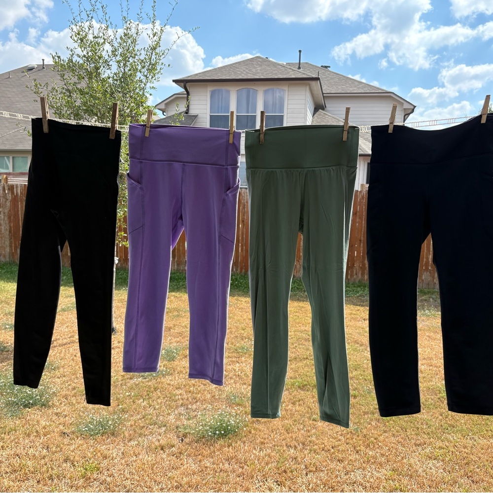 Athletic leggings LOT girls size XL